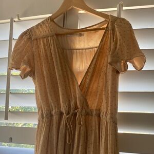 Christy Dawn Cream Midi Dress